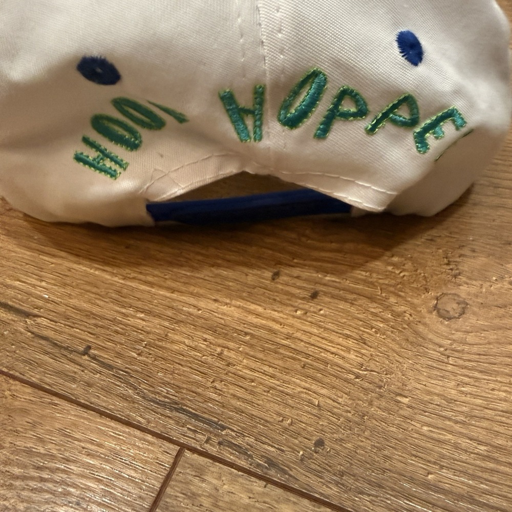 Hoop Hopper VTG Set The Curve Snapback Hat Cap Basketball Goal RARE Embroidered - Picture 6 of 8